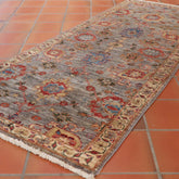 Handmade Afghan Choeb Rang short runner - 307949